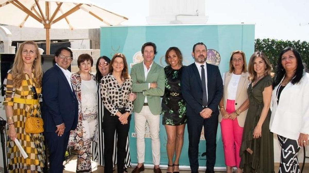 Beatriz Jarrín y José Antonio Canales Rivera han apadrinado la presentación de la feria del lujo Costa del Sol 365.