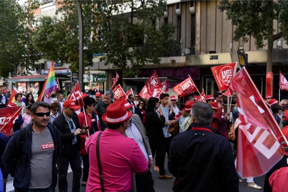 Manifestación del 1 de Mayo en Murcia