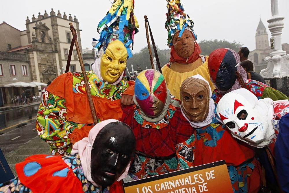 Desfile de máscaras ibéricas en Gijón