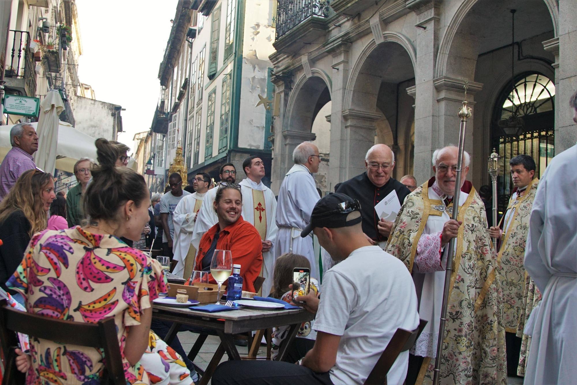 Así fue la procesión del Corpus Christi en Santiago de Compostela