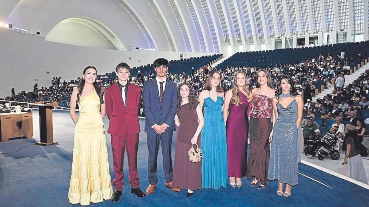 Un momento de la graduación.