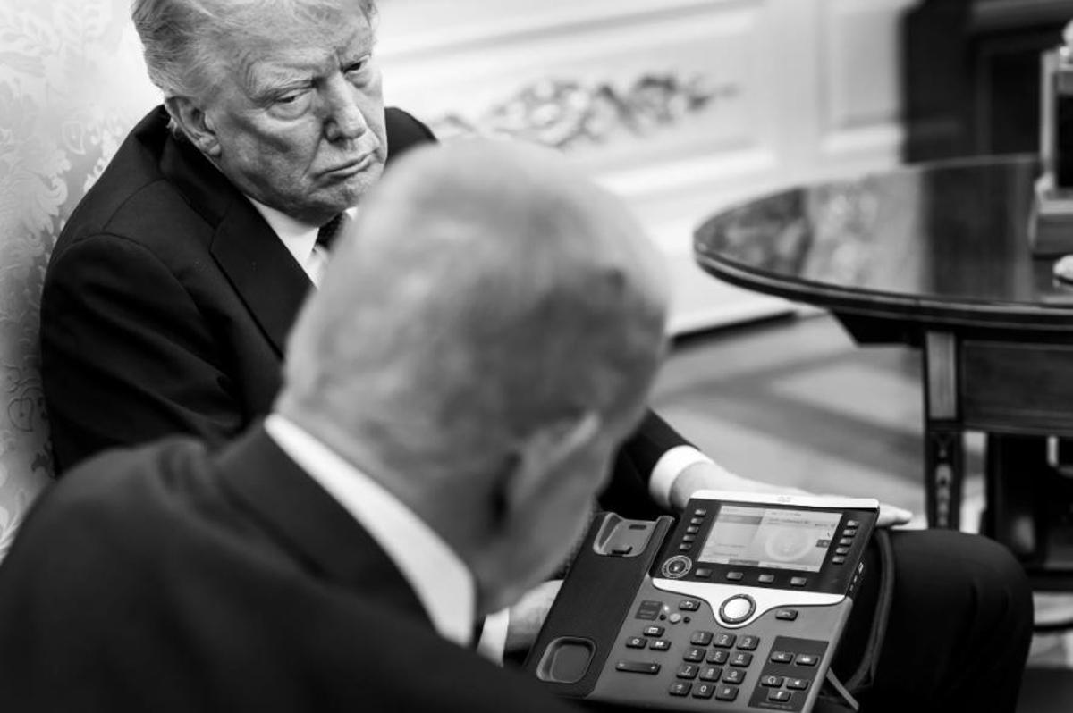 La Casa Blanca difunde fotos de la llamada de disculpa de Netanyahu a Qatar