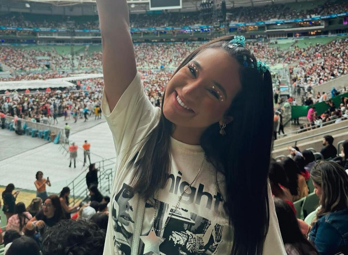 Sofía publicaba en una de sus últimos 'posts' de Instagram que fue a uno de los conciertos del Eras Tour de Taylor Swift en Brasil.