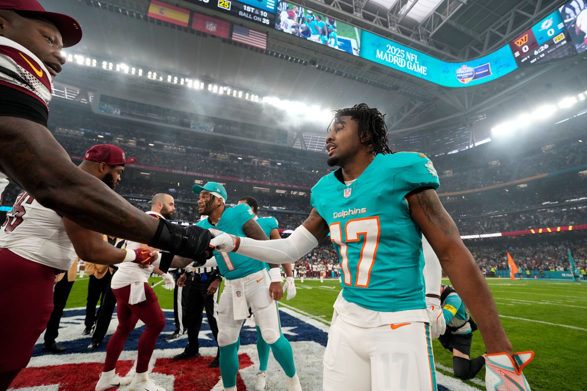 NFL en Madrid: Miami Dolphins - Washington Commanders.