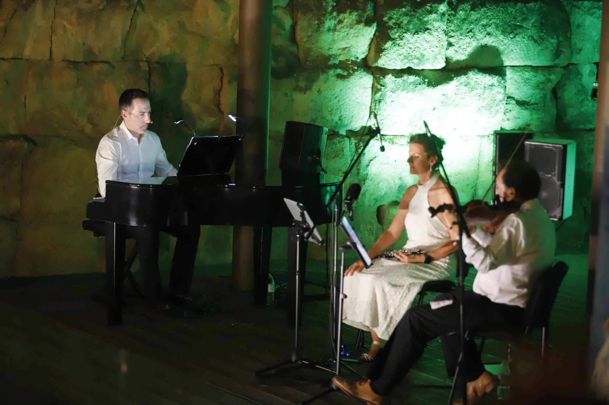El Templo Romano se estrena como escenario de espectáculos con un concierto del pianista Alberto de Paz 