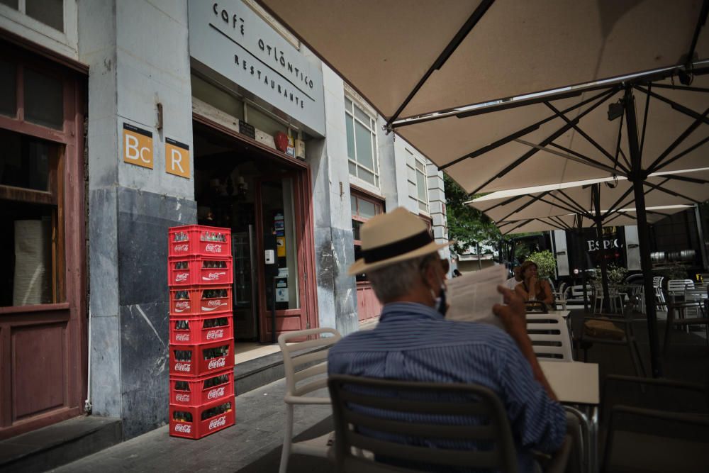 Terraza del Café Atlántico.