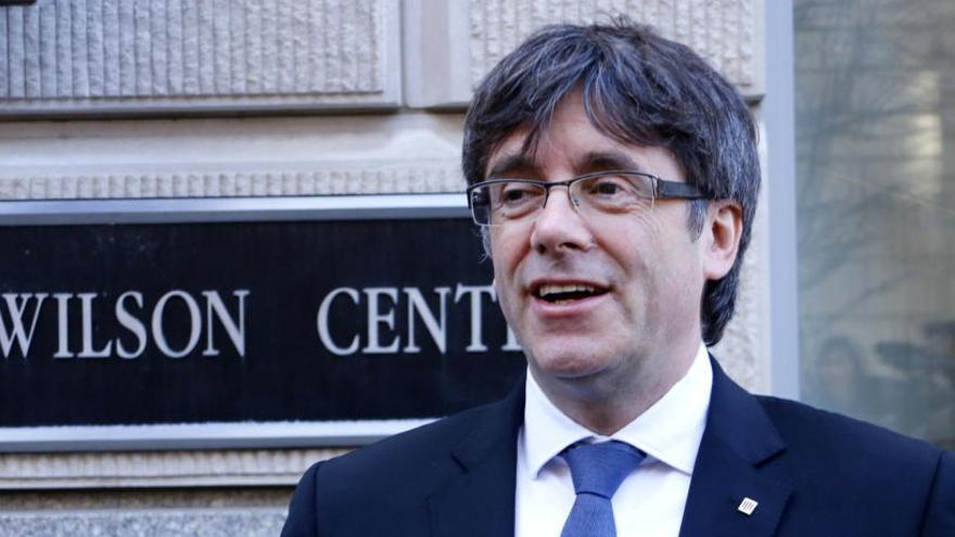 Puigdemont, als EUA.