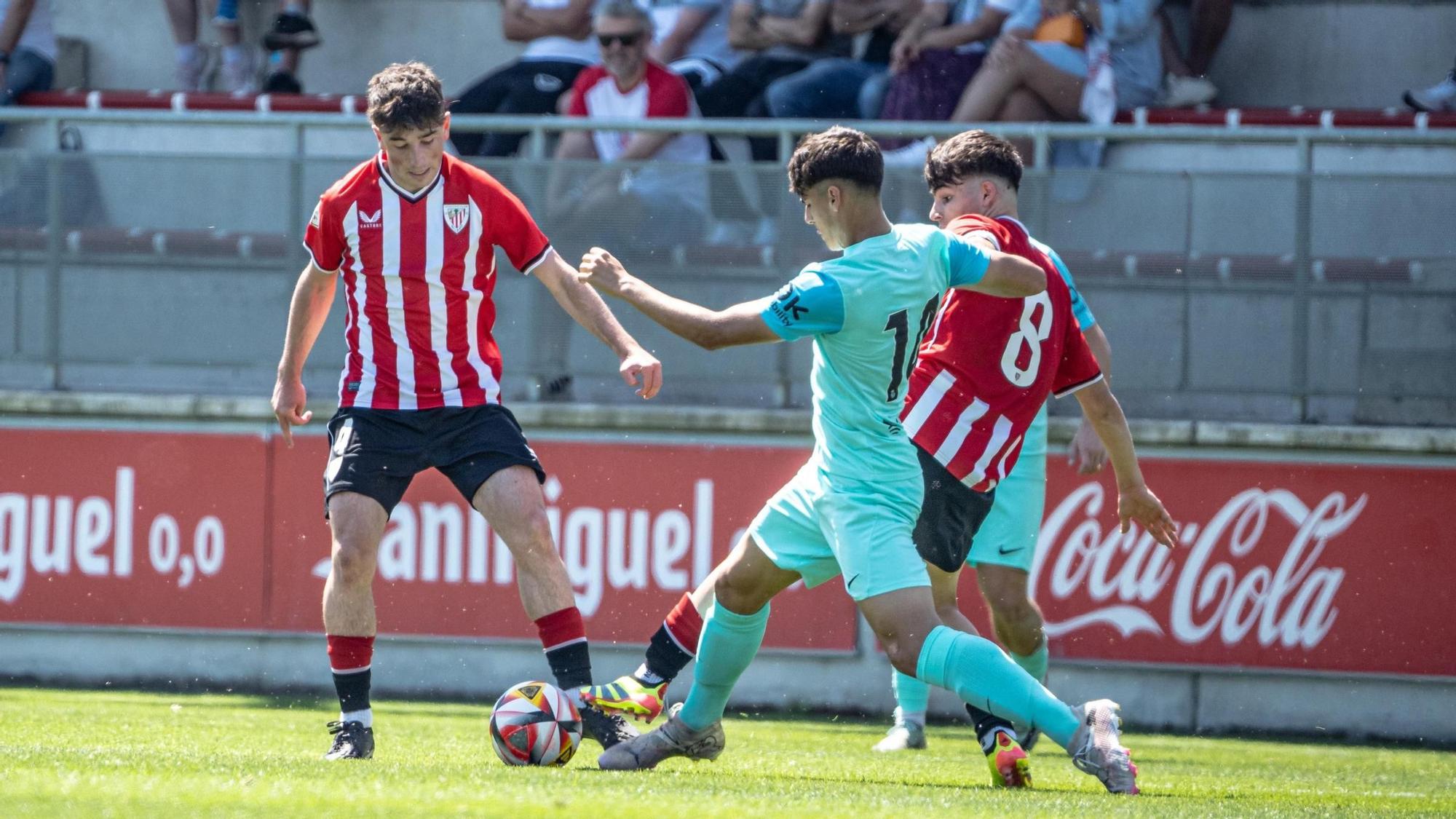 Athletic-RCD Mallorca: ida de cuartos de la Copa de Campeones juvenil