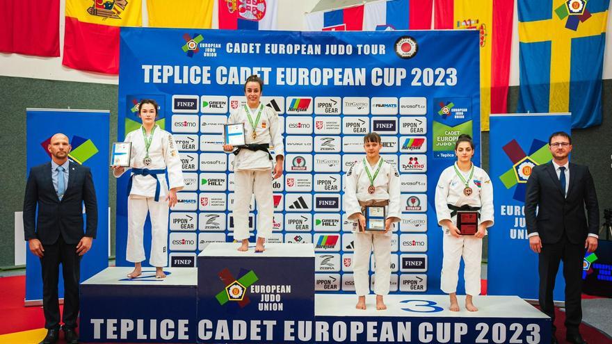 La yudoca Aitana Díaz gana la European Cup de República Checa