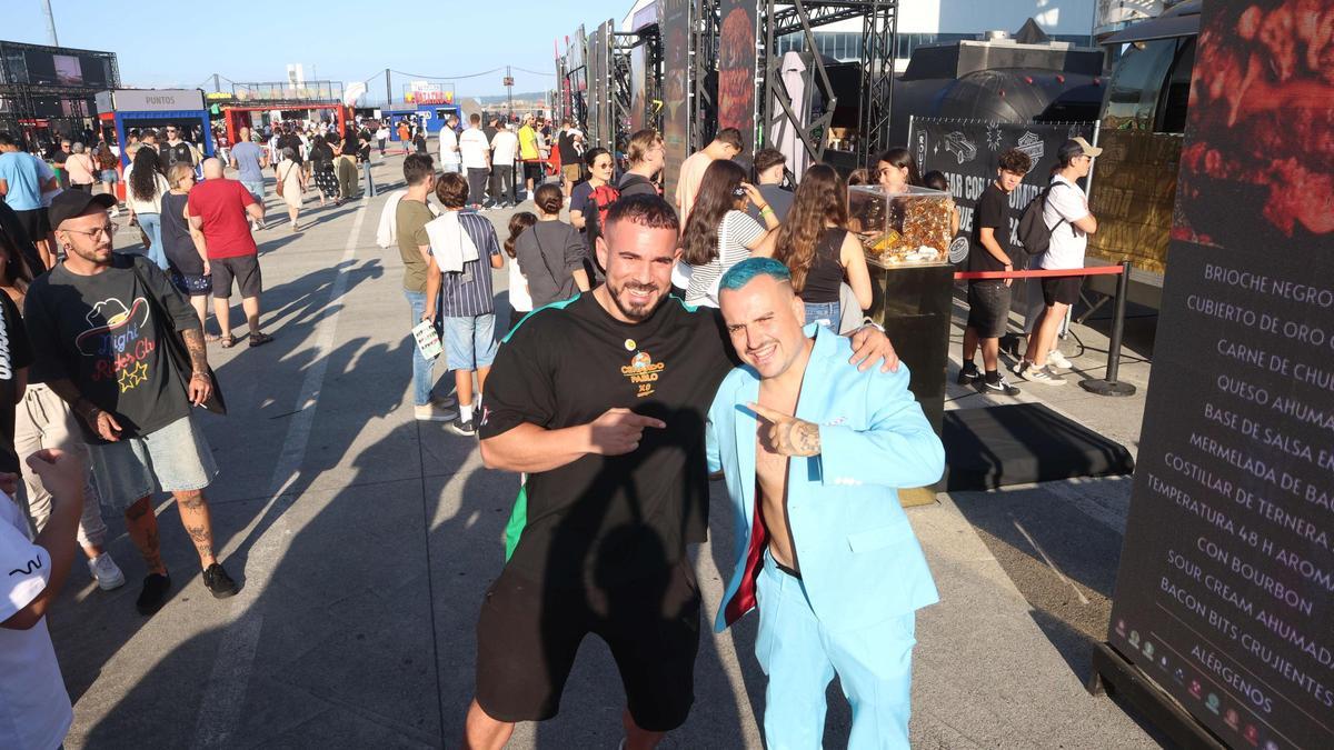 Cenando con Pablo y Champi Muros en The Champions Burger A Coruña