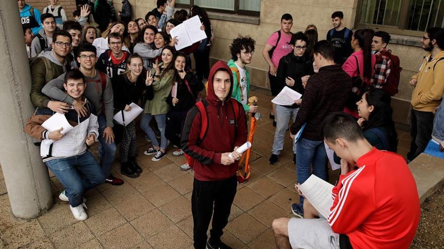 EBAU 2019 en Asturias: primer día de exámenes de selectividad en Gijón