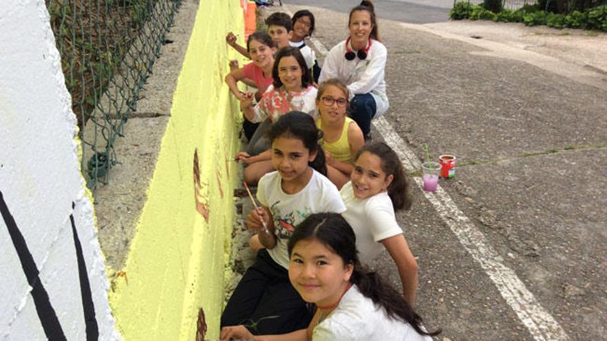 'Street art' en los colegios de Vigo