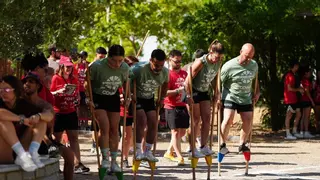 Competición y diversión se dan la mano en las Olimpiadas Rurales de Los Pedroches en Añora