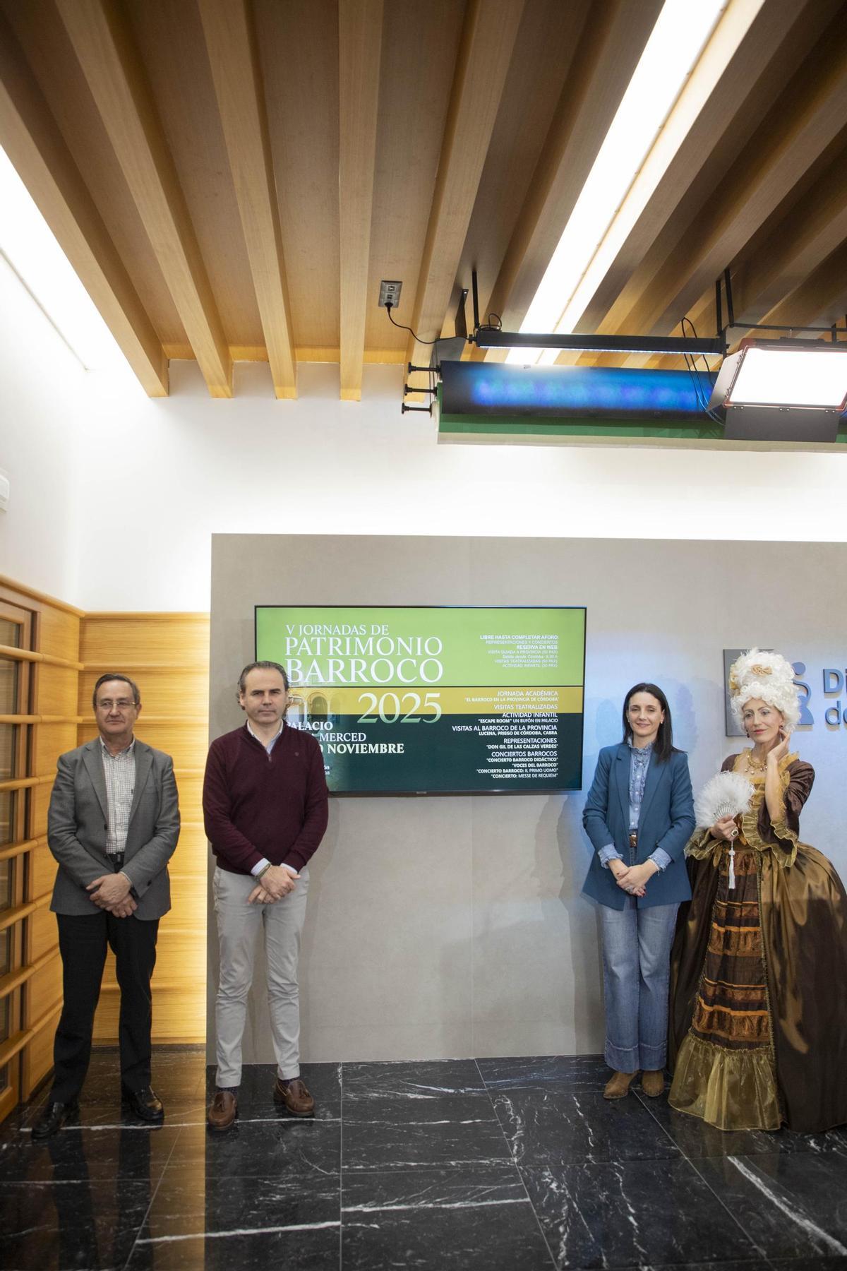 Presentación de la quinta edición de las Jornadas de Patrimonio Barroco en la Diputación de Córdoba.