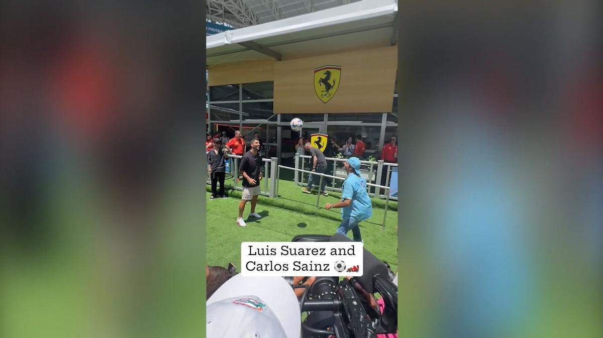 ¿A quién se le da mejor? Los toques de Luis Suárez y Carlos Sain en Miami