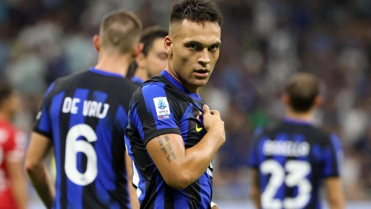 Lautaro Martínez, delantero del Inter.