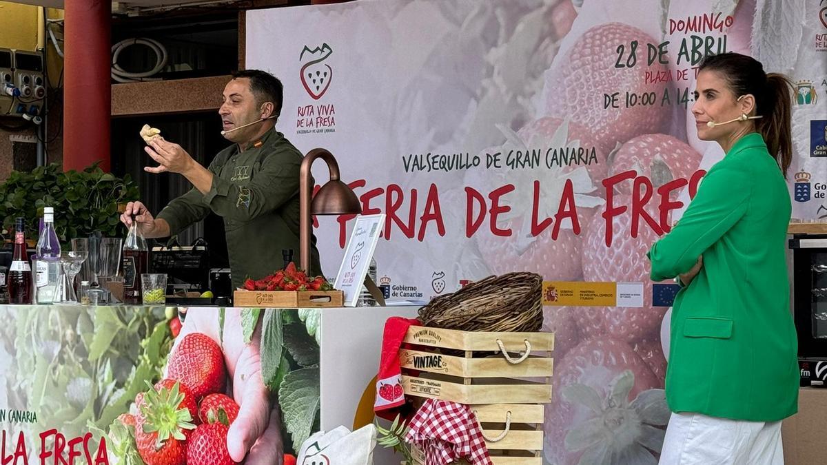 Feria de la fresa en Valsequillo