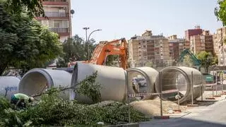 Aguas de Alicante finalizará en enero las obras para mejorar la red de alcantarillado en General Marvá