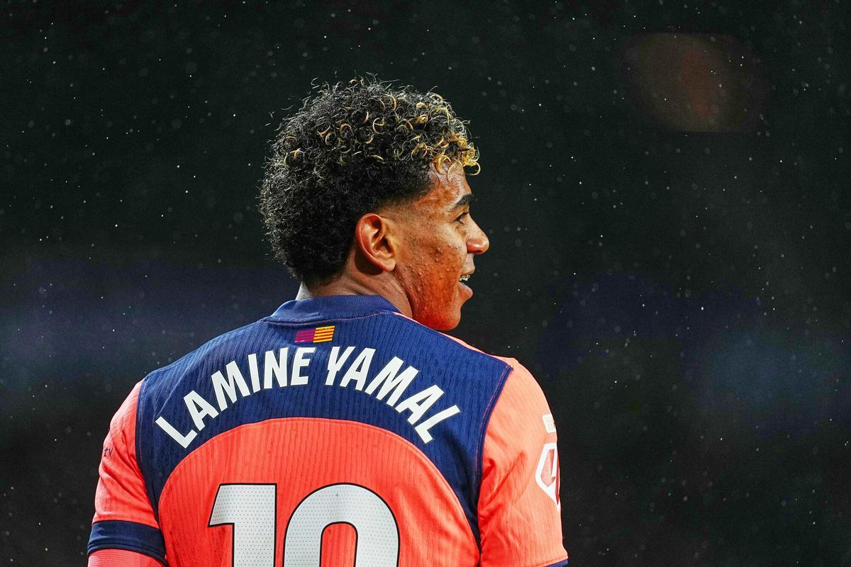 Lamine jugó uno de sus mejores partidos de la temporada