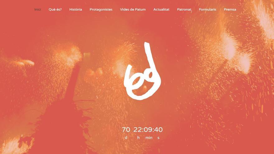 Berga renova la pàgina web de La Patum