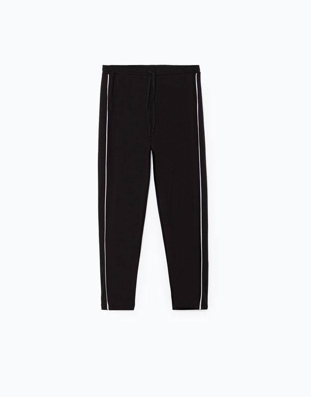 Rebajas Lefties: pantalón jacquard contraste