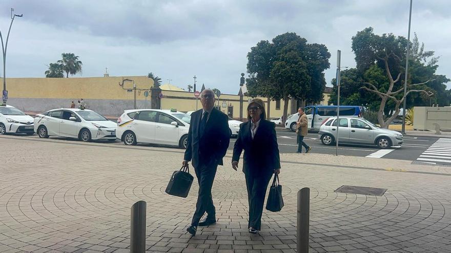 Entrada de Inmaculada Medina a la Ciudad de la Justicia para declarar por el ‘caso Valka’