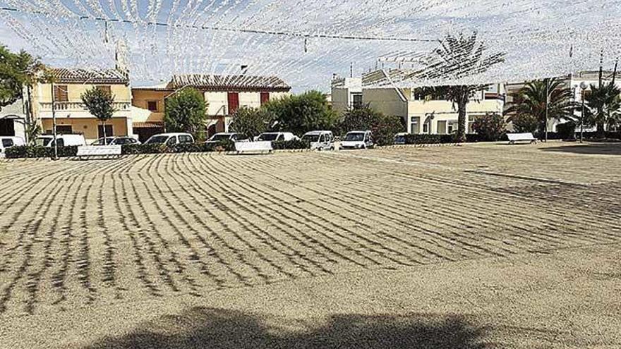 Una imagen de la plaza de Sant Pere del núcleo costero.