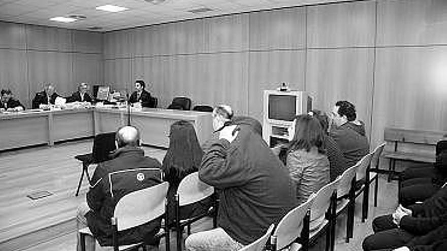 Un momento del juicio celebrado en la Audiencia de Gijón.