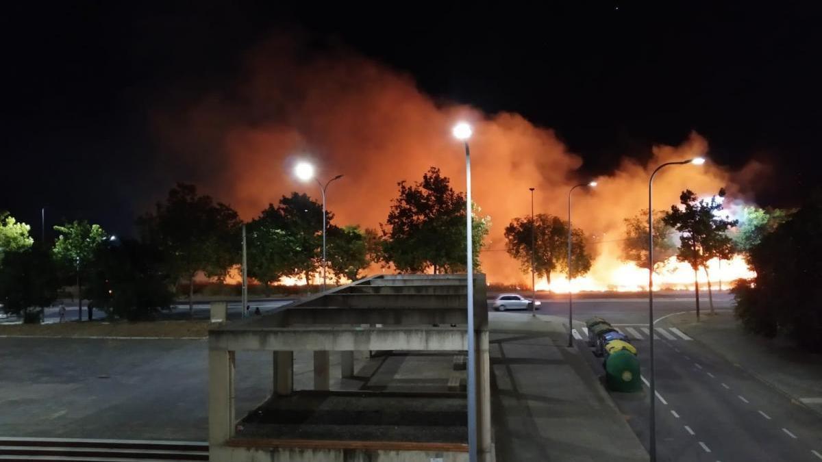 Susto por un fuego a medianoche entre Mejostilla y Vegas del Mocho