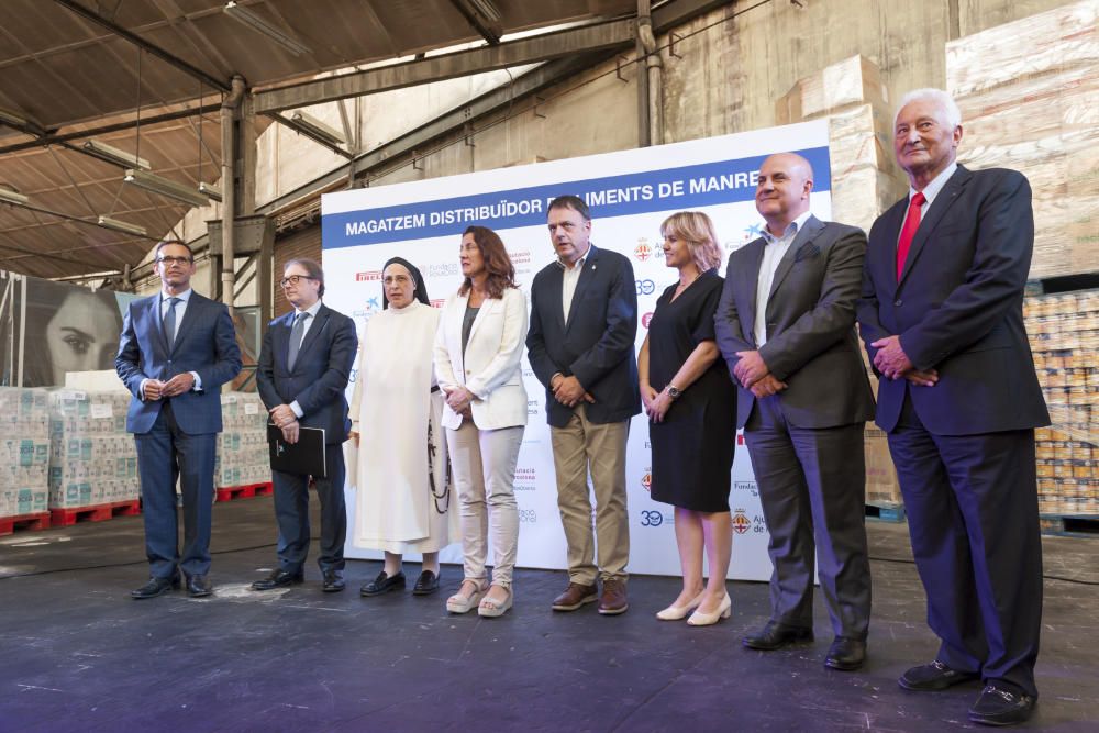 Manresa inaugura a Pirelli el primer magatzem del Banc dels Aliments a fora de Barcelona