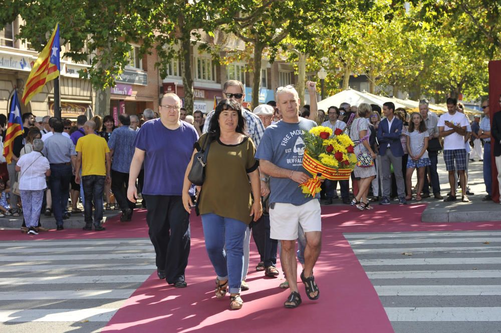 Les ofrenes de la Diada a Manresa