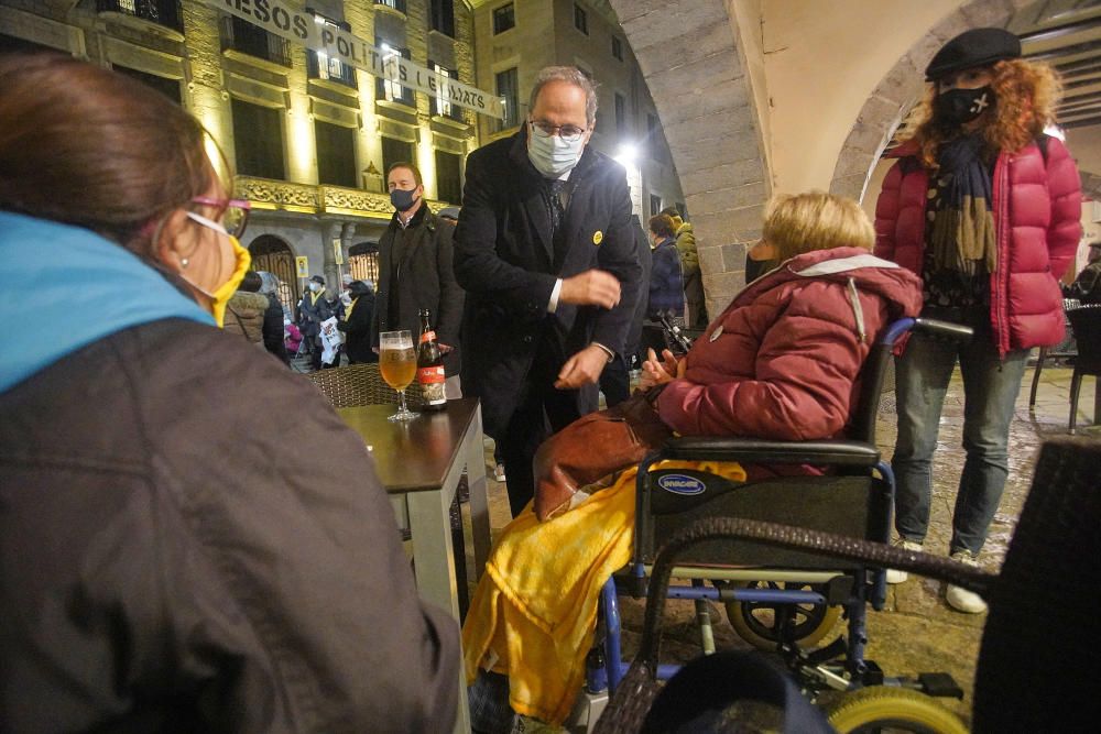 Quim Torra, a l'acte de Girona Vota