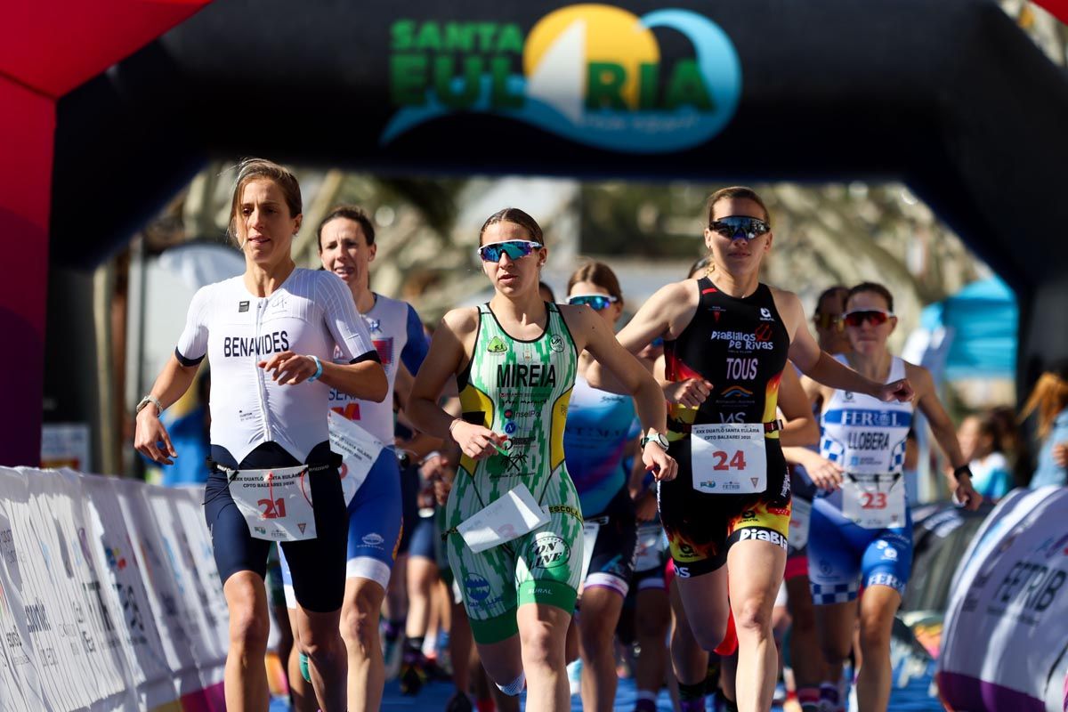 Todas las imágenes del duatlón de Santa Eulària