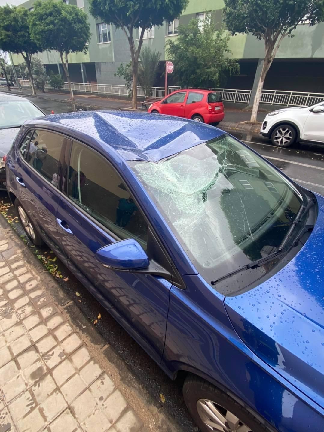 Temporal de lluvia y viento en Gran Canaria el Día de Reyes