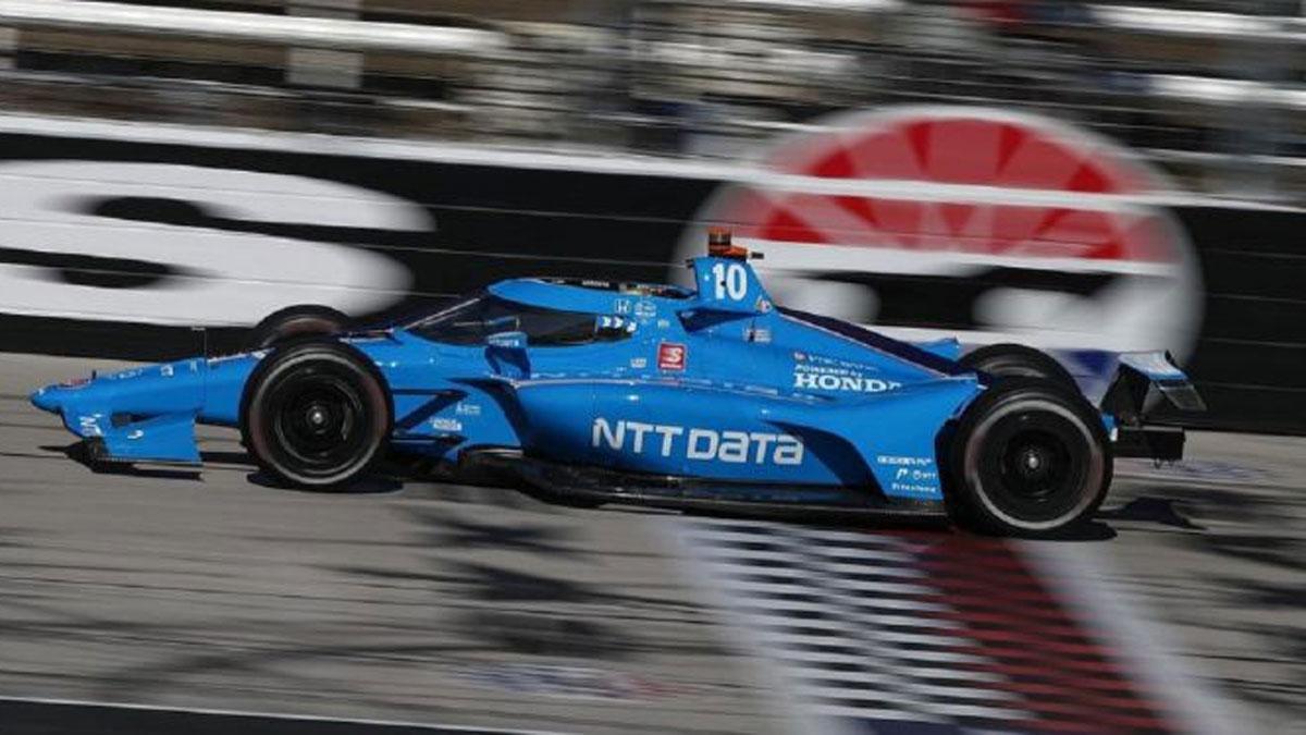 Palou no logró concluir en el 'top cinco' en Texas