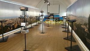 Una de les instal·lacions de l’exposició amb fotografies de Mireia Plans.