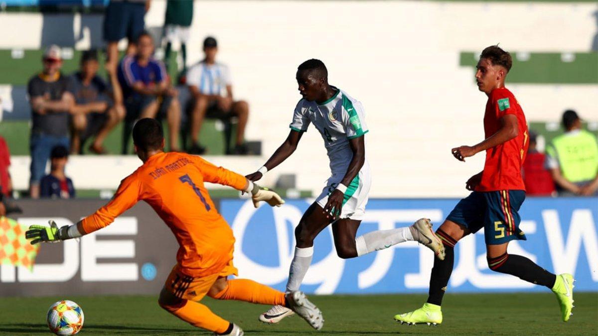 Senegal acortó distancias con este gol