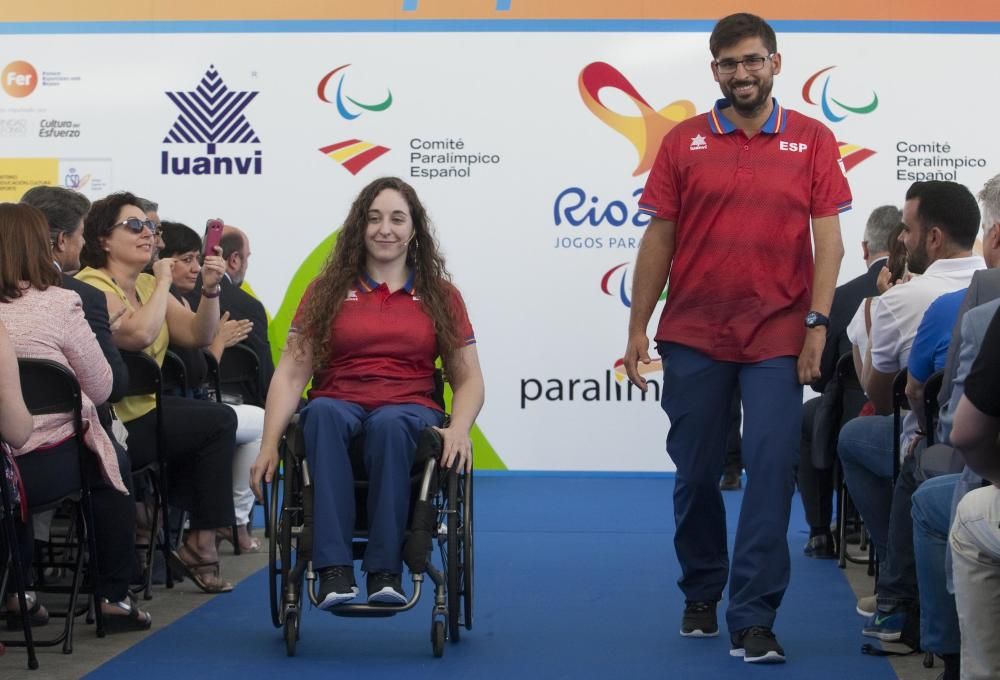 Presentación de la equipación de la selección paralímpica española