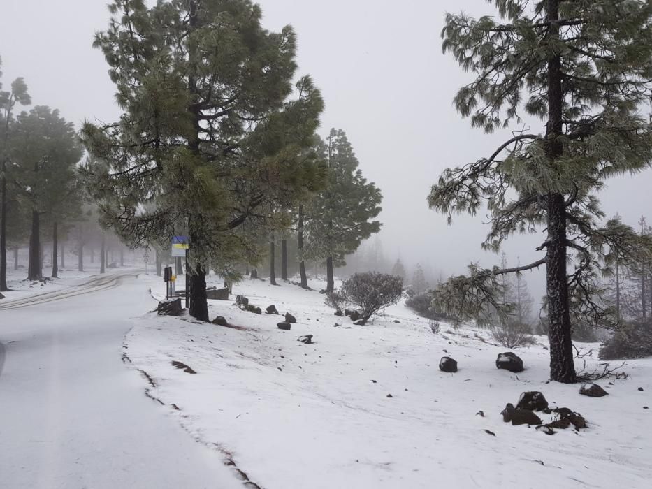 Nieve en Gran Canaria (29/01/2018)