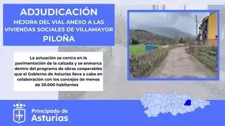 La mejora del acceso a las viviendas sociales de Villamayor (Piloña) costará 5.000 euros