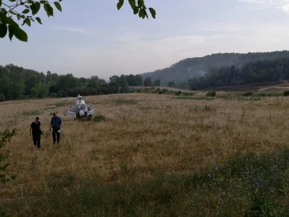 El paisatge a Avinyó, després del foc