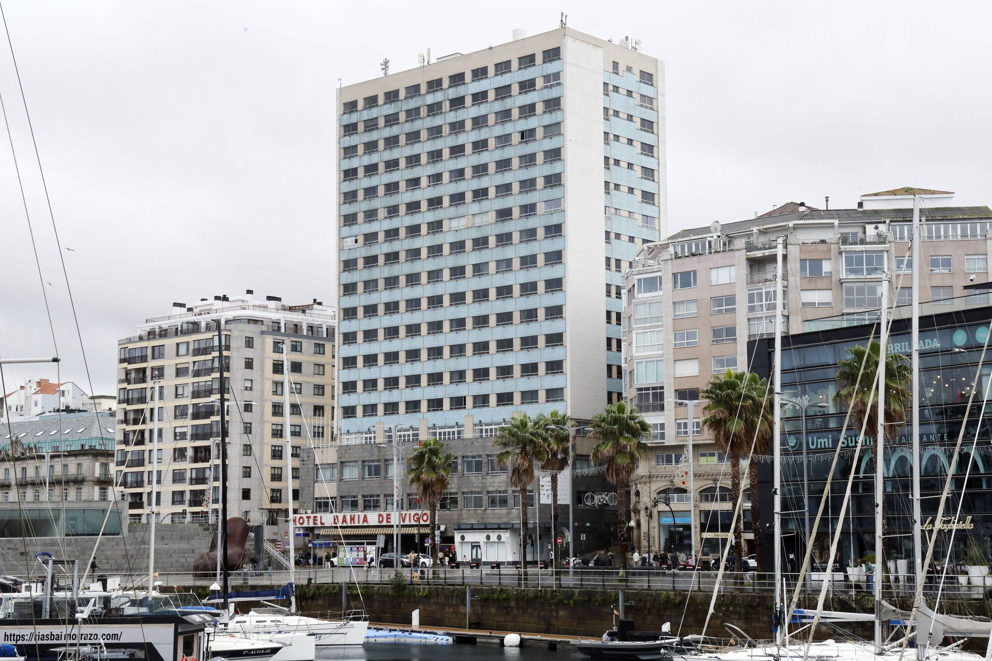 Imagen reciente del Hotel Bahía de Vigo