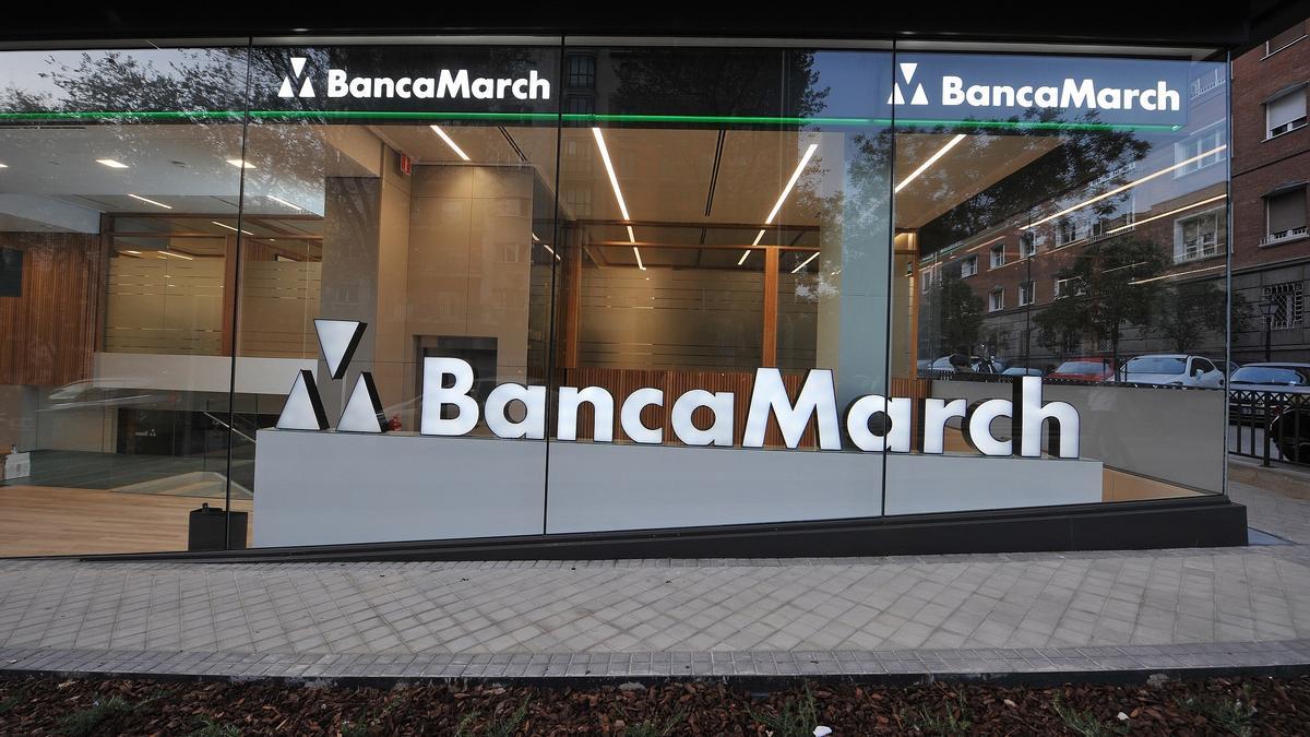 Sede y logo de Banca March.