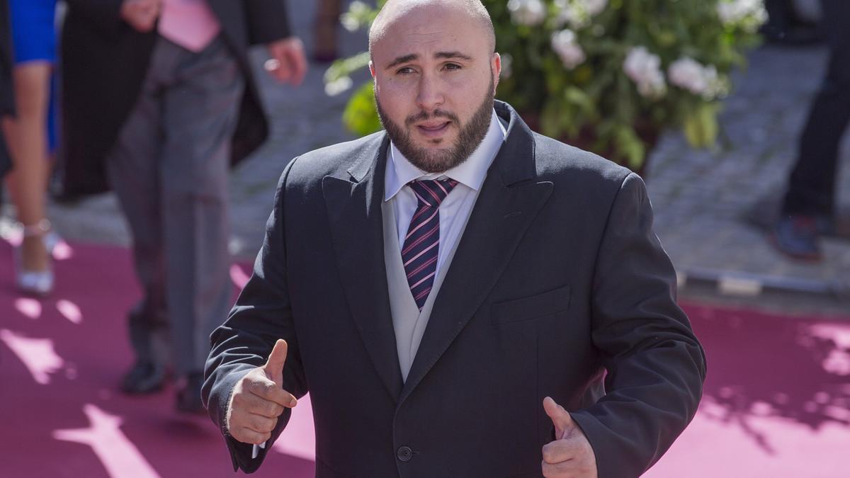 Kiko Rivera, en la boda de su hermano Cayetano con Eva González, en noviembre del 2015.