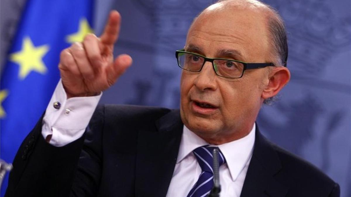 El ministro de Hacienda, Cristóbal Montoro.