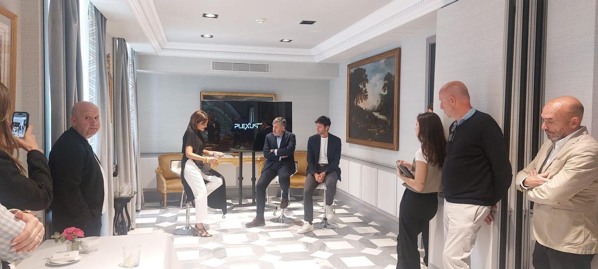 Un momento de la presentación en Madrid