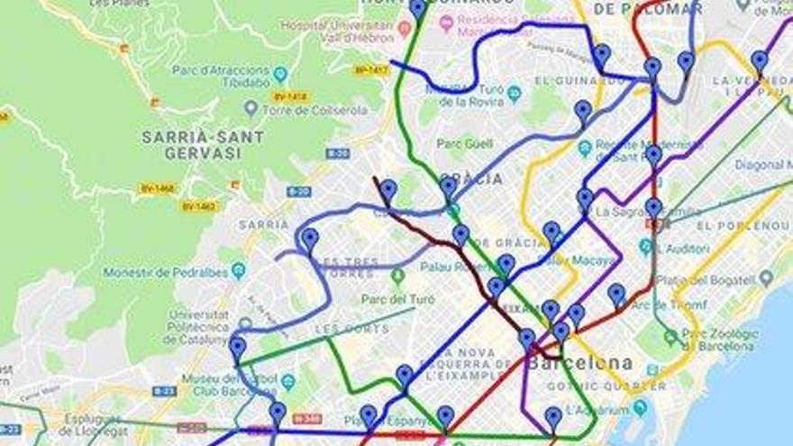 Google Maps ofrece predicciones de afluencia en el transporte público