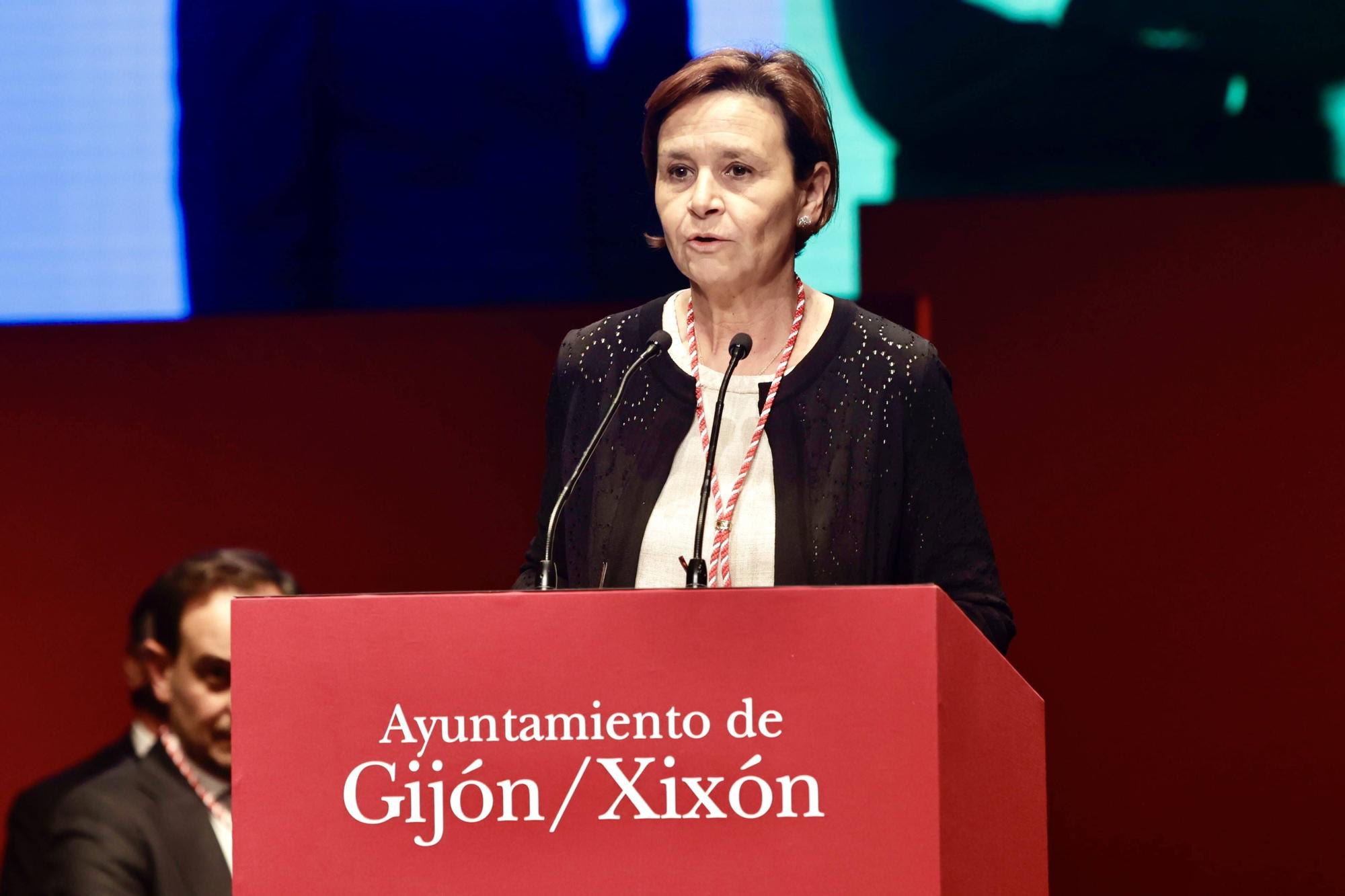 Entrega de las medallas de la ciudad de Gijón