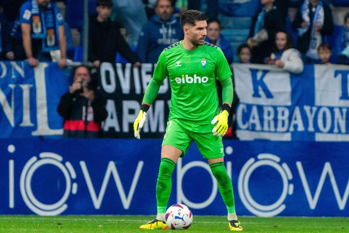 Luca Zidane, durante su etapa en el Eibar.