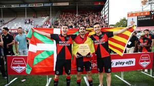 Álvaro Peña, Pascu y Manel Royo, los tres españoles del Almere